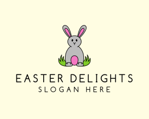 Easter - Cute Easter Bunny logo design