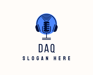 Recording Studio Microphone Logo
