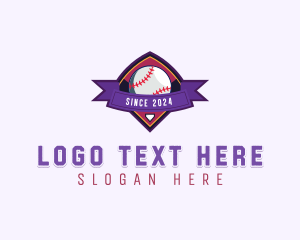 League - Baseball League Tournament logo design