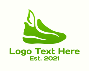 Athlete-shoes - Natural Eco Shoes logo design