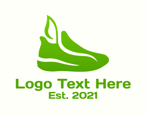 Foot Print - Natural Eco Shoes logo design