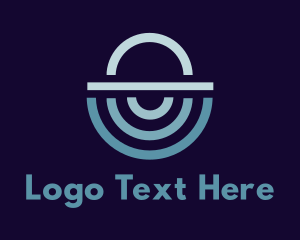 Waiter - Abstract Food Cloche logo design
