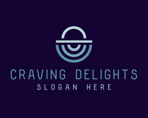 Craving - Food Cloche Catering logo design