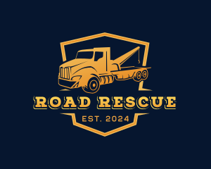 Towing - Tow Truck Transportation logo design