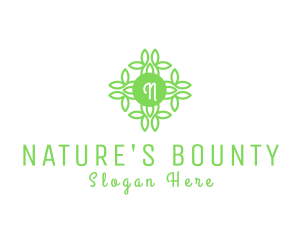 Leaf Flower Nature Farm logo design