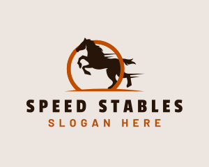 Horse Racing - Horse Stallion Racing logo design