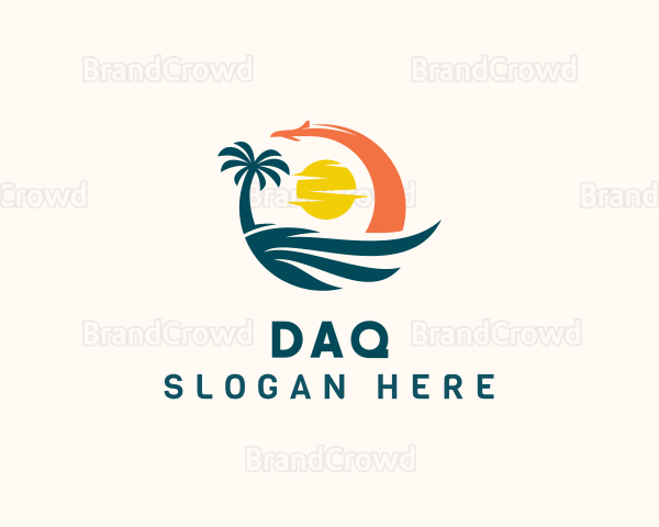 Vacation Beach Resort Logo