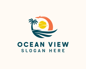 Vacation Beach Resort  logo design