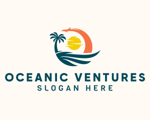 Vacation Beach Resort  logo design