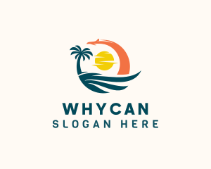 Tourist - Vacation Beach Resort logo design