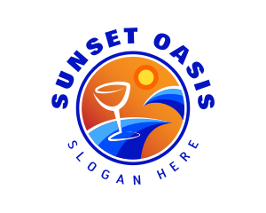 Summer Beach Resort logo design