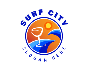 Summer Beach Resort logo design