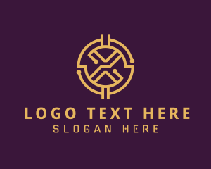 Financial - Crypto Venture Capital Letter X logo design