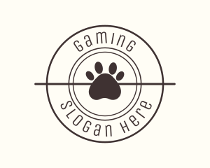  Puppy Dog Pet Paw Logo