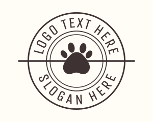 Animal Rescue - Animal Pet Paw logo design