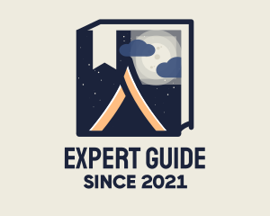 Guide - Camping Guide Book logo design