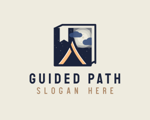 Camping Guide Book logo design