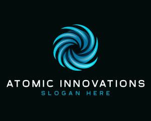 Spiral Circular Motion logo design