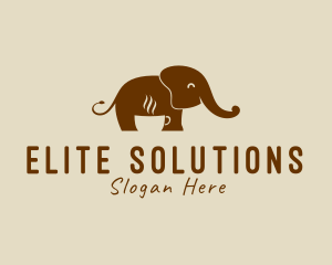 Elephant Coffee Cup Logo