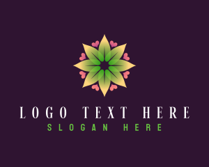 Skin Care - Floral Plants Shop logo design