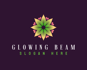 Fluorescent - Floral Plants Shop logo design