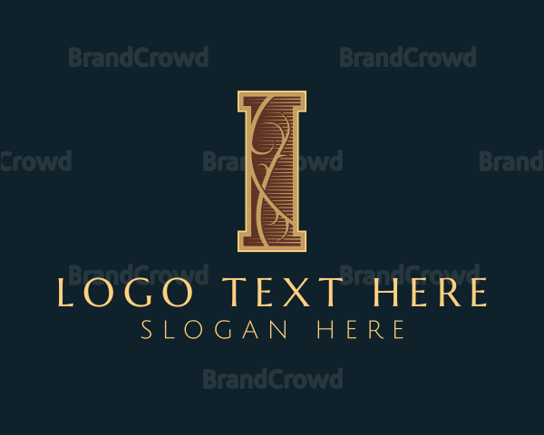 Elegant Ornate Firm Letter I Logo