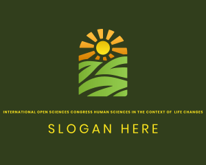 Produce - Leaf Sun Landscape logo design