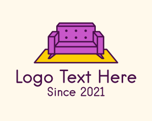 Love Seat - Sofa Couch Furniture logo design