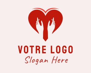 Cosmetic - Love Hands Heart logo design