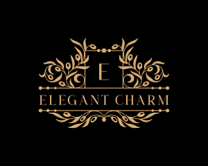 Elegant Floral Boutique logo design