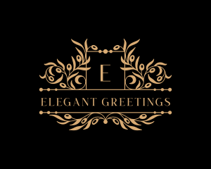 Elegant Floral Boutique logo design