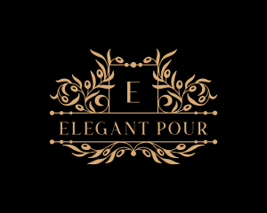 Elegant Floral Boutique logo design