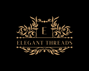 Elegant Floral Boutique logo design