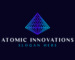 Premium Pyramid Diamond logo design