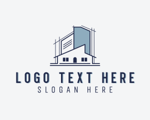Contractor - Home Residence Architecture logo design