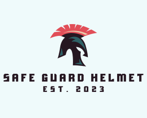 Helmet - Spartan Warrior Helmet logo design