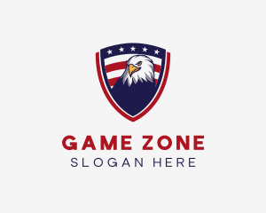 Defense - American Eagle Shield logo design