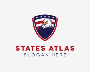 American Eagle Shield logo design