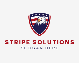 American Eagle Shield logo design