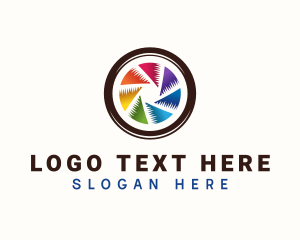 Creative - Camera Shutter Photography logo design