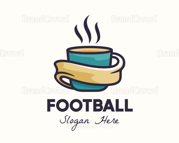 Hot Coffee Cup Logo