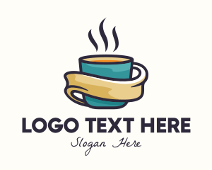 Cofee - Hot Coffee Cup logo design