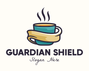 Hot Coffee Cup Logo