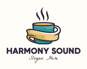 Aroma - Hot Coffee Cup logo design