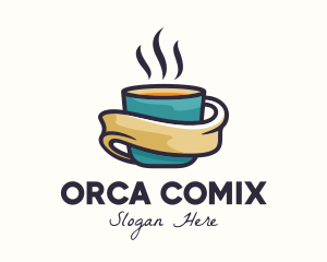Tea Cup - Hot Coffee Cup logo design