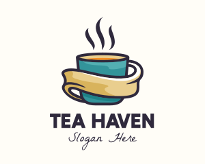 Hot Coffee Cup logo design