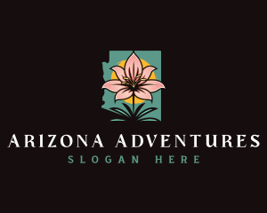 Arizona - Arizona Flower Lily logo design