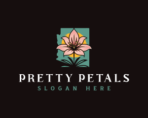 Arizona Flower Lily logo design