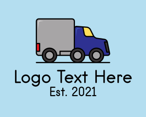 Transportation Service - Truck Delivery Logistics logo design