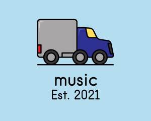 Truck Delivery Logistics logo design